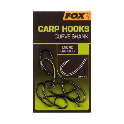 FOX HACZYK CARP HOOKS CURVE SHANK nr2 (CHK231)