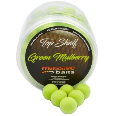 MASSIVE BAITS POP-UPS 14mm 200ml GREEN MULBERRY (PU025)