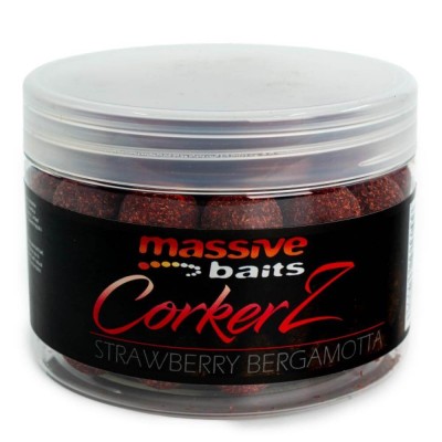 MASSIVE BAITS CORKERZ 18mm 300ml STRAWBERRY BERGAMOTTA (CHK007)